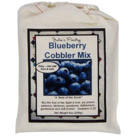 Blueberry Cobbler Mix, 9oz Cloth Gift Bag