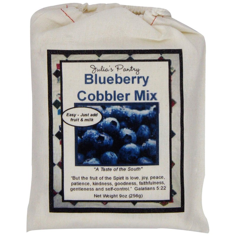 Blueberry Cobbler Mix, 9oz Cloth Gift Bag