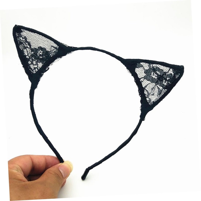 FOMIYES Lace Cat Ears Hairband Stylish Headpiece for Women Hair