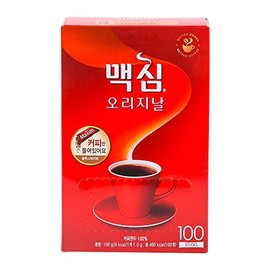Maxim Original Coffee, Black Coffee, 100 Sticks (1.0g x 100T) (No Sugar & Creamer)