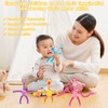 JWTRSVTY 4 Pieces Telescopic Giraffe Suction Cup Toy, Cartoon Telescopic