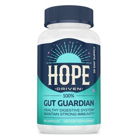 Hope Driven Gut Guardian Probiotic Supplement 60 Billion CFU with Prebiotics - Probiotics for Women - Probiotics for Men - Formulated for Digestive Health, Digestive & Immune Support - 60 Capsules