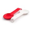 2 Spoon Rest White Red Plastic Spoon Rests for Kitchen