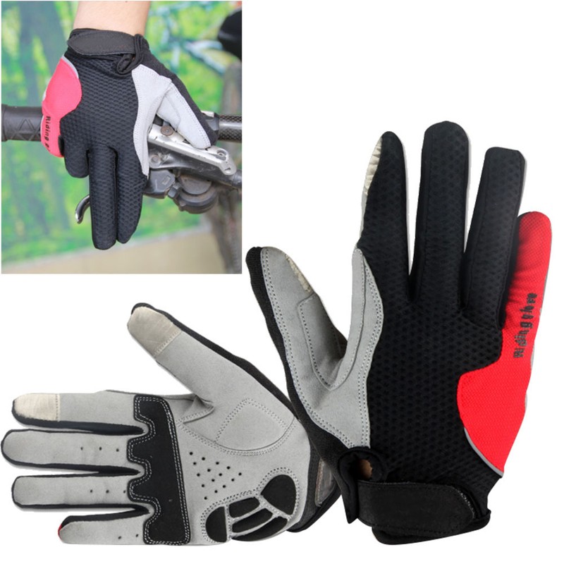 Unisex Bicycle Riding Gloves Winter Full Fingers Wear resistant Windproof
