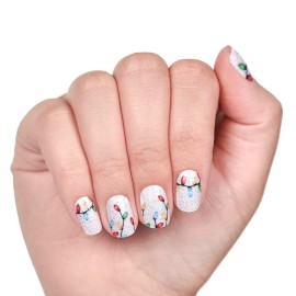 Color Street Nail Polish Strips - LIGHT THE NIGHT 2021 holiday Rare