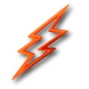 Lighting Bolt Cookie Cutter, Plastic, Mixed, 3"