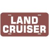 Land Cruiser Aluminum Novelty Auto License Plate
