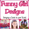 Funny Girl Designs White Satin Hanukkah Glitter Blue Star of