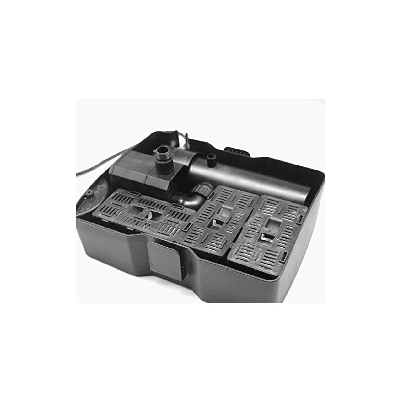 GRECH CUF-2511 11W Pond Pump, 396gph w/Fountain Heads