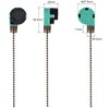 sourcing map Pull Chain Switch 3 Speed 4 Wire Replacement