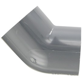 Spears 817 Series PVC Pipe Fitting, 45 Degree Elbow, Schedule 80, 2" Socket