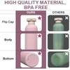 4 Pcs Plastic Large Squeeze Bottles with Flip Cap,Refillable Containers