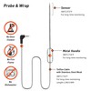 NutriChef BBQ Thermometer Probe - Replacement Temperature Probes for NutriChef
