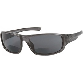 The Dapper Unisex BIFOCAL Wrap Around Reading Sunglasses + 1.50 Grey