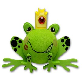 Tenna Tops Handsome Prince Charming Frog Car Antenna Topper (Fits Fat Stubby Style Antenna) (Large 9mm Diameter Hole Size)
