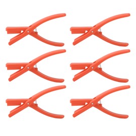 6pcs Crawfish Shell Removal Tool Easily Remove Portable Reusable Crayfish Shell Opener for Household Outdoor Orange
