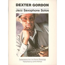 Dexter Gordon Jazz Saxophone Solos Sheet Music Book NEW 000853780