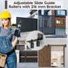 Anobeyi Heavy Duty Slide Gate Roller Guide with L Rear