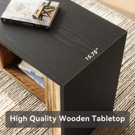 LITTLE TREE TV Stand for Up to 70 Inch TV, 63 Inches Long Entertainment Center for Living Room, Industrial Large Media Television Console Furniture with 3 Storage Cubes, Rustic Brown and Black