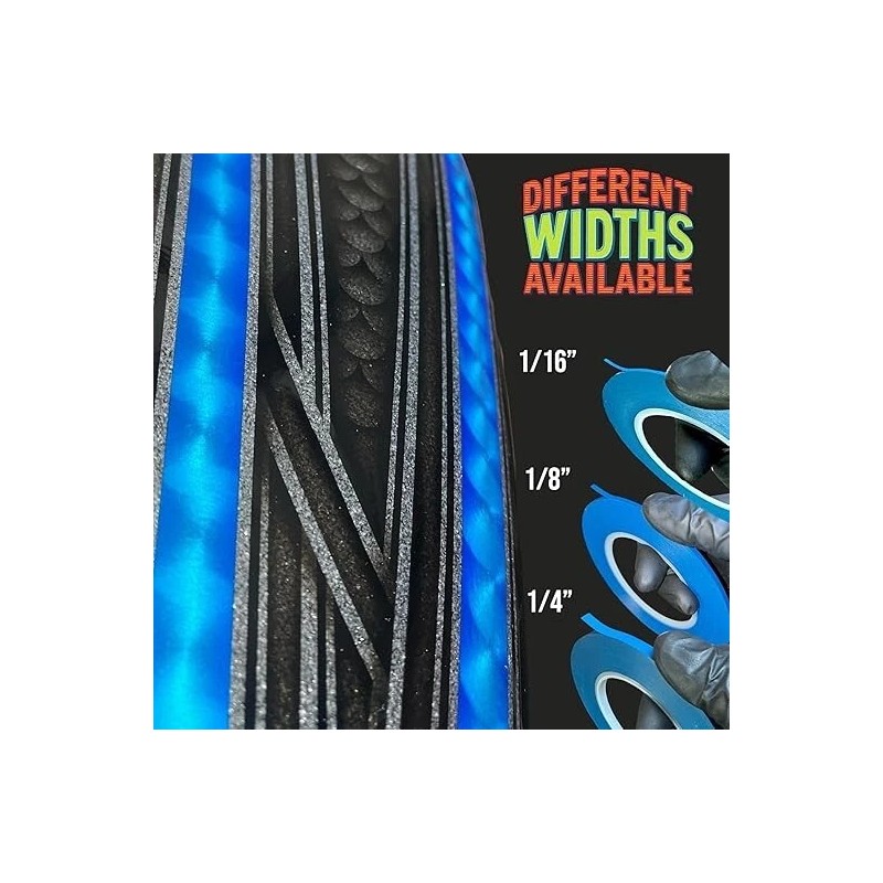 LiME LiNE 1/8" Flexible Vinyl Fineline Masking Tape for Pinstriping