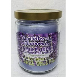 Smoke Odor Exterminator 13oz Jar Candle,Lavender with Chamomile (1) Candle.