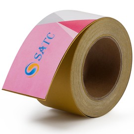 S SATC 320 Grit PSA Pink Longboard Sandpaper 20 Yard Long Continuous Roll, 2-3/4" Wide Self Adhesive Stickyback Sanding Sheets for Automotive, Hand Sanding Blocks,Woodworking, Metal, Plastic
