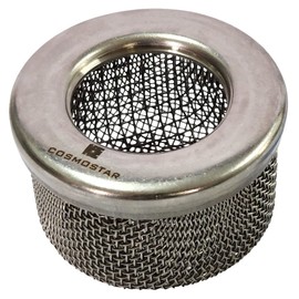 Cosmostar Stainless Steel Inlet Strainer for airless Paint Sprayer Compatible with 795 1095 1595 Ultra 1500 1000 750 333 433 Gmax 3900 5900 Suction Hose Double Screen (is-1'' NPT Thread)