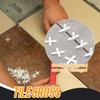 1500 PCS Tile Spacers, 2mm/3mm/5mm Cross Shaped Gasket Plastic Cross