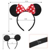 Swinnet 20 Pack Mouse Ears Headband for Birthday Party Supplies