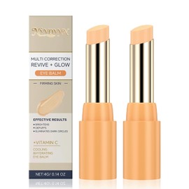 NYYQYYN Revive + Glow Vitamin C Eye Balm,Hydrating Eye Cream,Improve Dark Circles,Refreshing and Non-Sticky (2 Pcs)