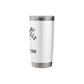 Powered By Kettlebells & Determination Funny Gym Workout Stainless Steel Insulated Tumbler