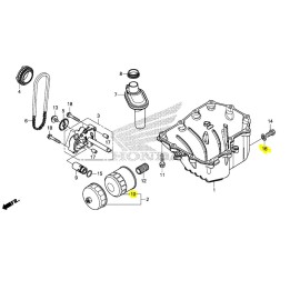 Honda For Honda CMX 500 Rebel 500 CMX500 ABS OEM Oil Change Kit Oil Filter & Washer