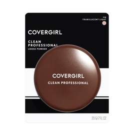 COVERGIRL Professional Loose Finishing Powder, Translucent Light Tone, Sets Makeup, Controls Shine, Won't Clog Pores, 0.7 Ounce (Packaging May Vary)