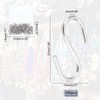 PH PandaHall 100 Pack 304 Stainless Steel S Shaped Hooks