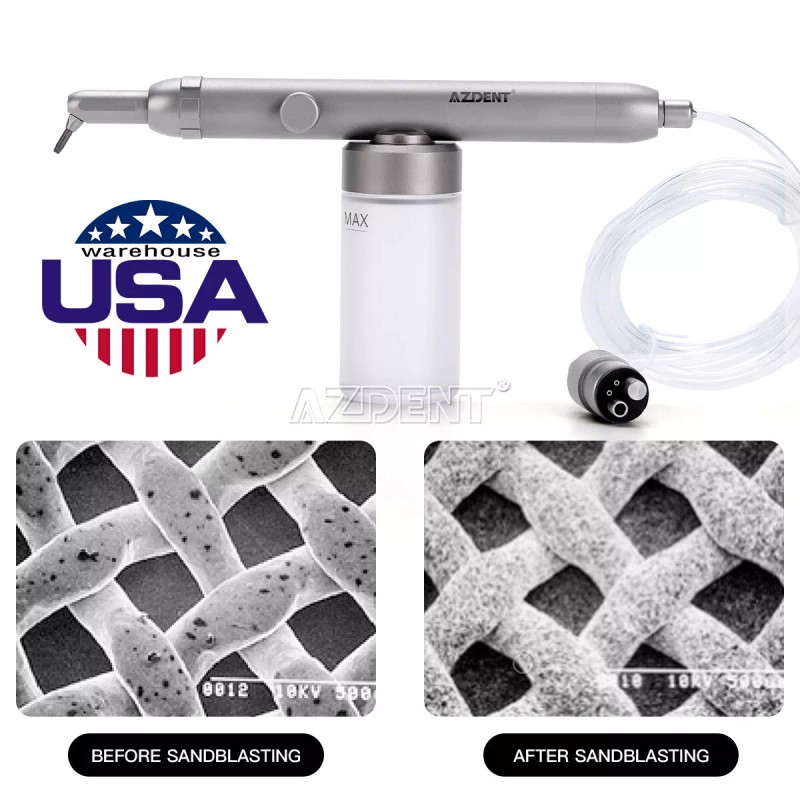 AZDENT Dental Alumina Air Abrasion Polisher Microetcher Sandblasting Gun 4