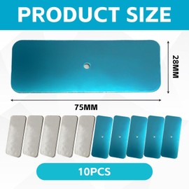 EHDWXVZM 10 pieces of metal magnetic spots, cabinet light installation, lamp fixing tools and home accessories.