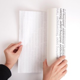 Tervakoski Detail Paper Roll 25gsm, Clear, 297mm x 100m, For Students, Designers, Architects, Pencils, Pens, Markers, Lightweight, Translucent