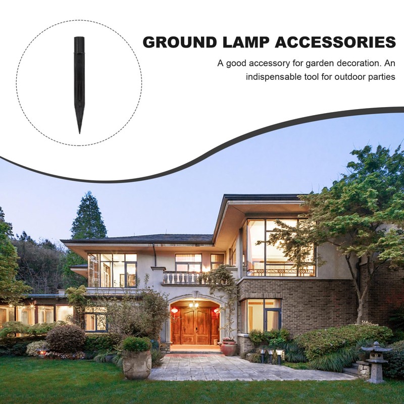 SUPVOX Solar Light Stakes, Stake Solar Lights Replacement Spike,6.29 *