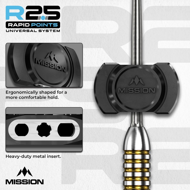 Mission R2.5 Universal Point Tool - Black - One Tool