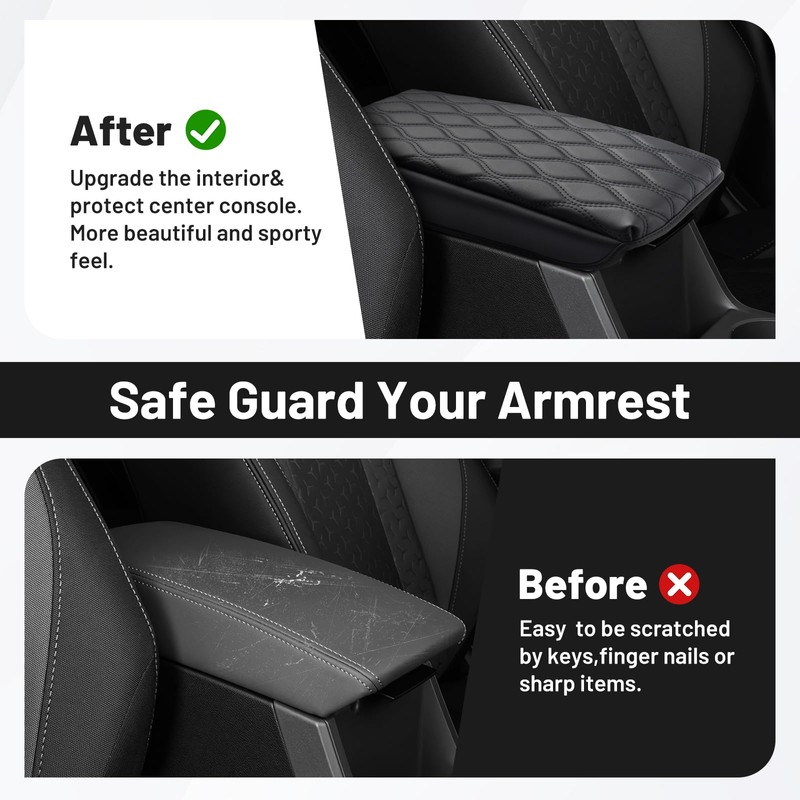 Autorder Center Console Cover for 2024-2025 2026 Subaru Crosstrek/Impreza Accessories