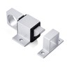 INIRET 2 Packs Self-Closing Gate Latches, Silver Spring Door Lock,