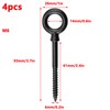 Antrader Eye Hooks Screw in Heavy Duty,Screw Hooks Eye Bolts