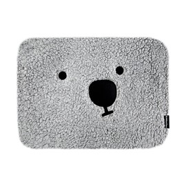 kimhachan Pluffy HACHAN Laptop Pouch [13 inch/15 inch/17 inch] Cute Fluffy Laptop Pouch Case Sleeve for Women (Grey, 15 inch)