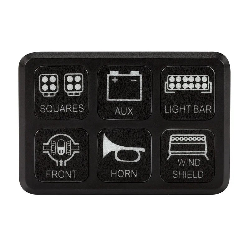 Pilot Automotive Truck SUV UTV Offroad Bully Universal 6 Gang