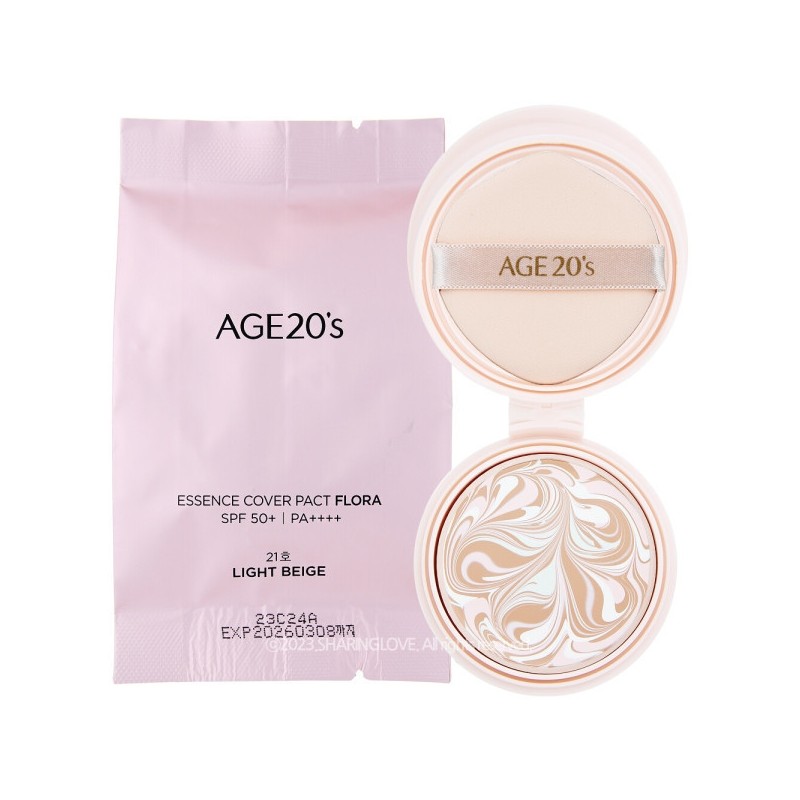 AGE20s Essence Cover Pact Flora Refill 14g / AGE20s 에이지투웨니스