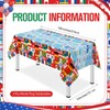 3 Pcs International Flag Tablecloth Travel Party Decorations