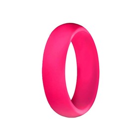 Caiyao 4Pcs Colorful Silicone Rubber Wide Thick Band Ring Set Multicolor Twist Woven Geometric Round Circle Finger Ring for Women Lightweight Wedding Jewelry-G 4pcs 5