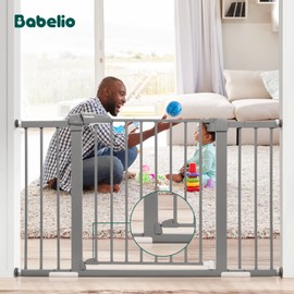 Babelio Baby Gate Spring Lock, Safety Gate Accessories for Kids and Pets, Disassembled and Replaced, Gray