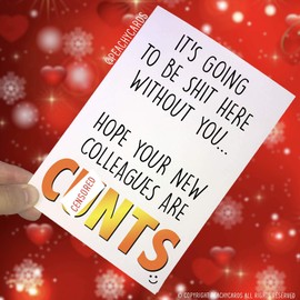 Funny New Job Card, Coworker Leaving, Good Luck, Congrats New Job Colleague Leaving Goodbye Leaving Job Funny Card Joke, Banter Office PC240