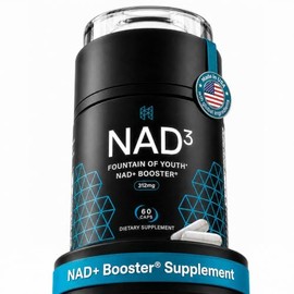 HPN NAD3 Booster clínico de NAD+, Salud celular y energía natural - Suplemento de NAD para el envejecimiento saludable, apoyo metabólico, NRF2 y longe